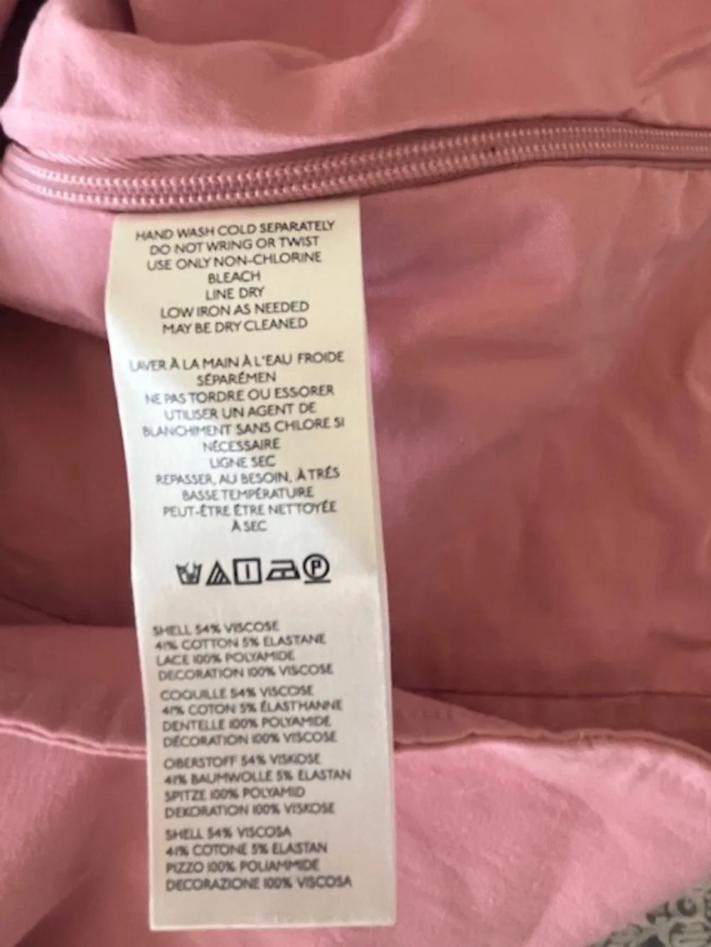 NWT Maeve Pink & Burgundy Lace Corset Halter Crop Top Sz L Romantic Soft Girl - Picture 6 of 11